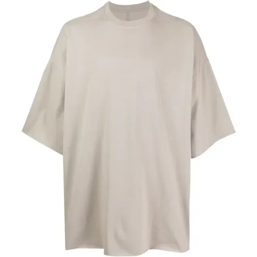 Tommy T Oversized Graues T-Shirt - Rick Owens - Modalova