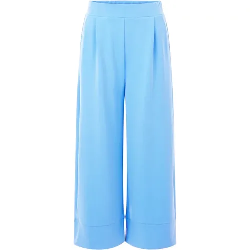 Peach Culotte Pants , female, Sizes: XL, S - Rich & Royal - Modalova