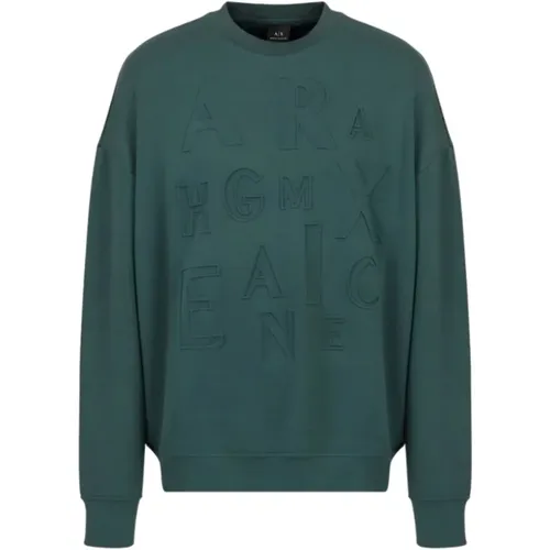 Basic Sweatshirt , male, Sizes: L - Armani Exchange - Modalova