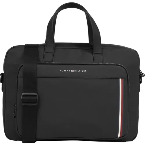 Schlanke Laptoptasche , Herren, Größe: ONE Size - Tommy Hilfiger - Modalova