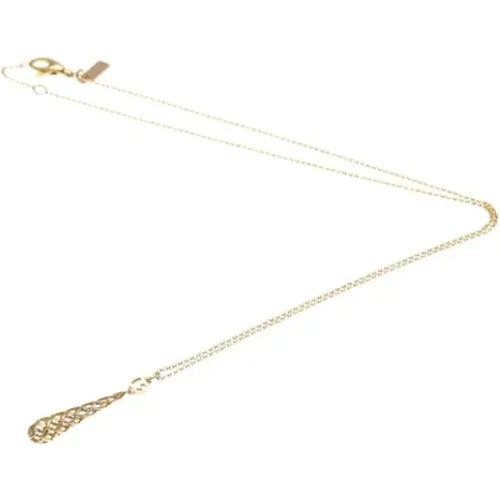 Pre-owned Rose Gold necklaces , female, Sizes: ONE SIZE - Gucci Vintage - Modalova