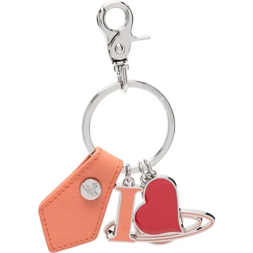 Heart Orb Keychain Vegan , unisex, Sizes: ONE SIZE - Vivienne Westwood - Modalova