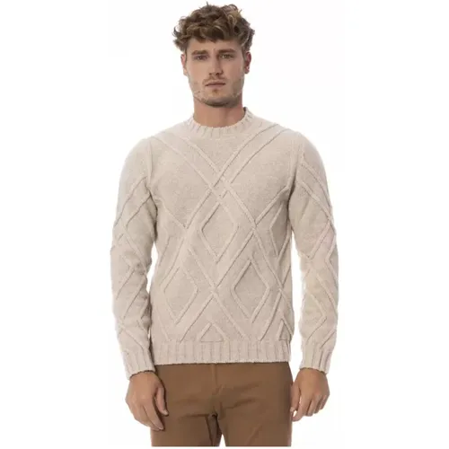 Merino Wool Crewneck Sweater , male, Sizes: XL - Alpha Studio - Modalova