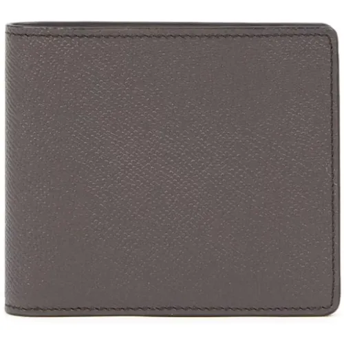 Textured Leather Billfold Wallet , male, Sizes: ONE SIZE - Maison Margiela - Modalova