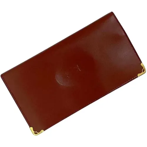 Pre-owned Leather wallets , female, Sizes: ONE SIZE - Cartier Vintage - Modalova