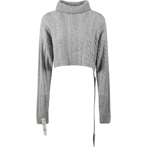 Cropped Turtle Neck Top , Damen, Größe: S - Mar De Margaritas - Modalova