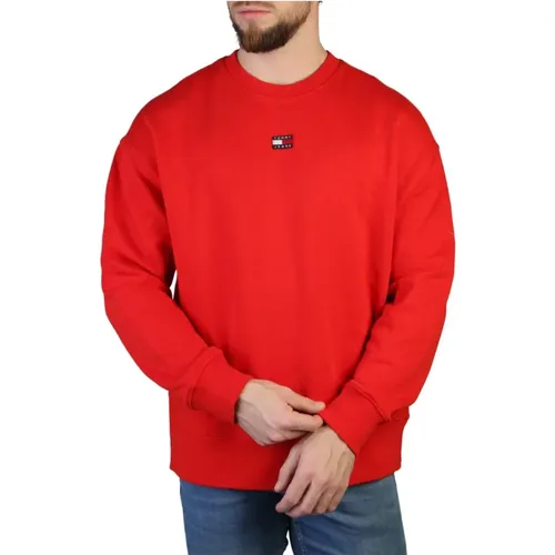 Baumwoll Logo Sweatshirt , Herren, Größe: M - Tommy Hilfiger - Modalova