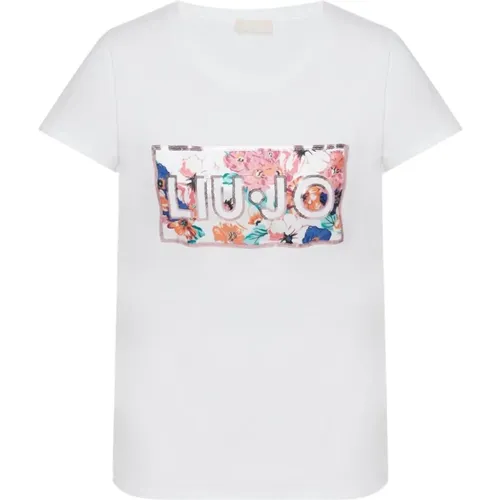 Lässiges T-Shirt für Männer und Frauen , Damen, Größe: S - Liu Jo - Modalova