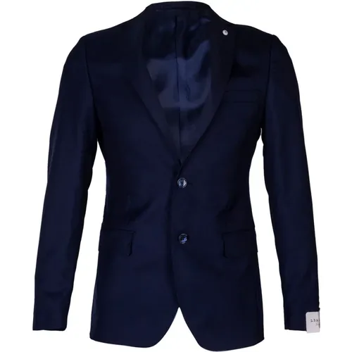 Men's 3-Piece Suit. Slim Fit, Made in Italy , male, Sizes: 2XL, L, M, S - L.b.m. 1911 - Modalova