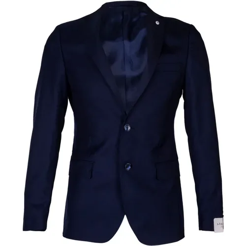 Men's 3-Piece Suit. Slim Fit, Made in Italy , male, Sizes: S - L.b.m. 1911 - Modalova