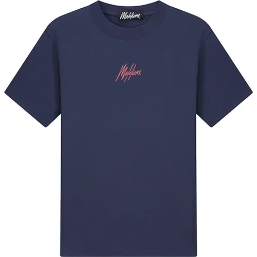 Signature Striped T-Shirt , male, Sizes: M, L, XL - Malelions - Modalova