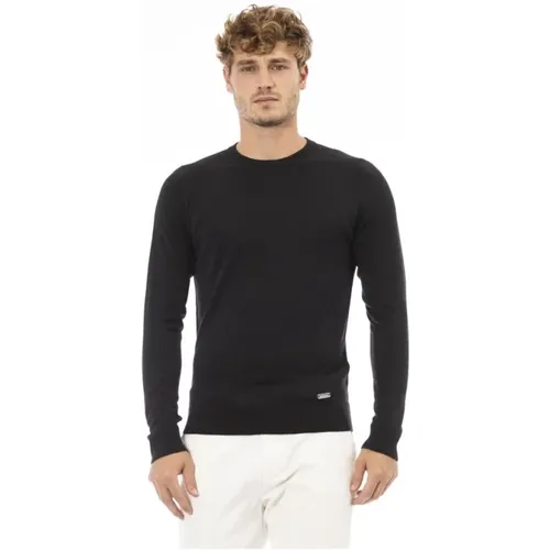 Modal Crew Neck Sweater , male, Sizes: 2XL, 3XL, XL, L, M - Baldinini - Modalova