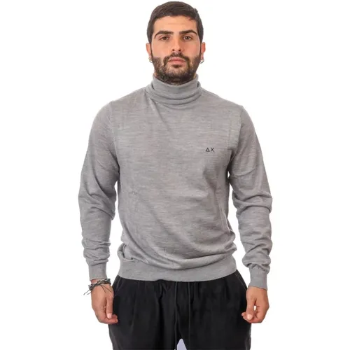 Merinos Turtle Neck Sweater , male, Sizes: 2XL - Sun68 - Modalova
