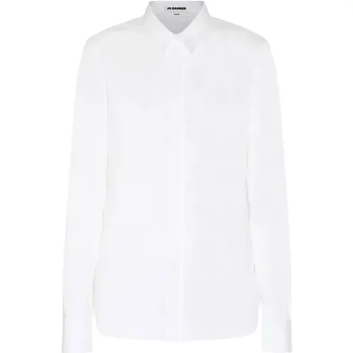 Weiße Leichte Natürliche Hemden - Jil Sander - Modalova