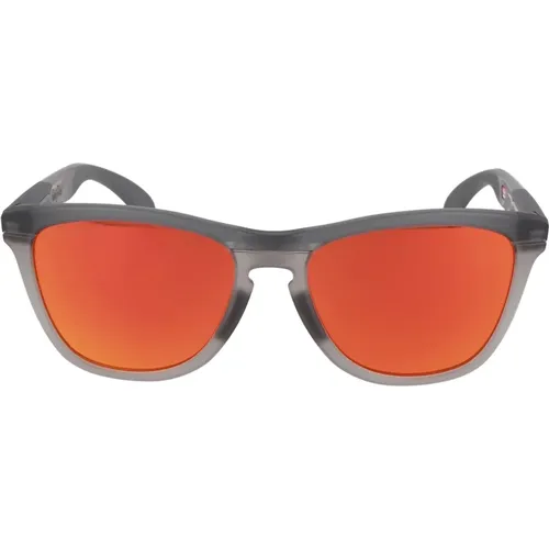 Sportliche Quadratische Sonnenbrille , unisex, Größe: 55 MM - Oakley - Modalova