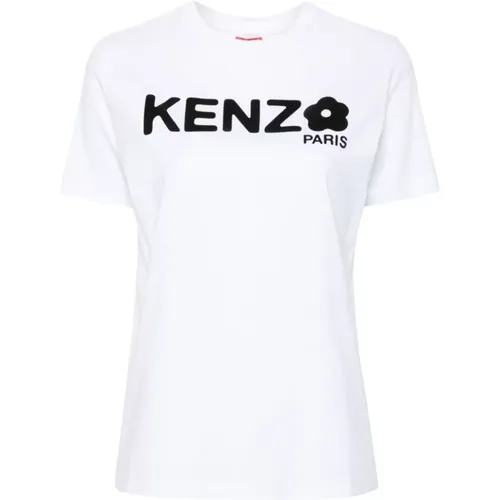 Weiße T-Shirts und Polos , Damen, Größe: XS - Kenzo - Modalova