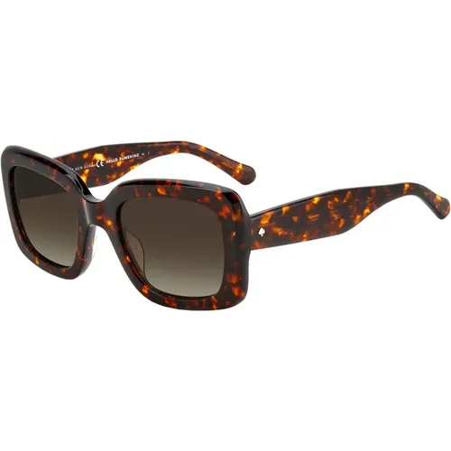 Bellamy/S Sunglasses Dark Havana/ Shaded , female, Sizes: 52 MM - Kate Spade - Modalova