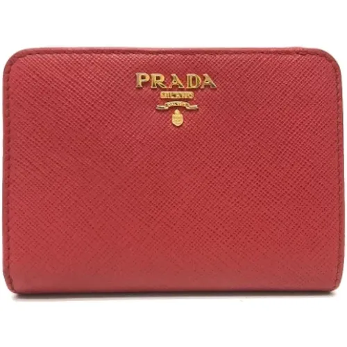 Pre-owned Leather wallets , female, Sizes: ONE SIZE - Prada Vintage - Modalova