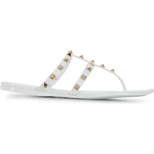 Rockstud Thong-Strap Sandals , female, Sizes: 8 UK - Valentino Garavani - Modalova