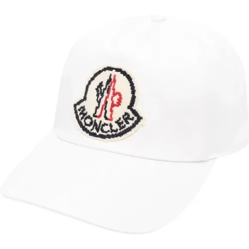 Archive Logo Cotton Cap in , unisex, Sizes: ONE SIZE - Moncler - Modalova