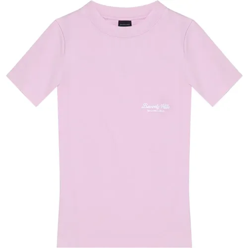 Kurzarm Rundhals T-Shirt Balenciaga - Balenciaga - Modalova