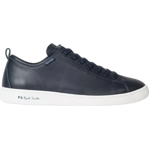 Marine Leder Trainers , Herren, Größe: 41 EU - Paul Smith - Modalova