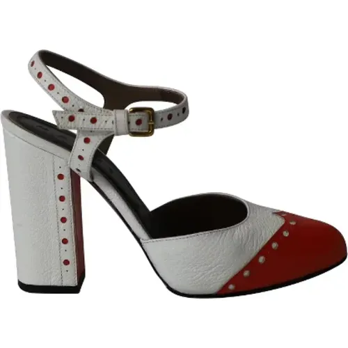 Pre-owned Leather heels , female, Sizes: 3 1/2 UK - Marni Pre-owned - Modalova