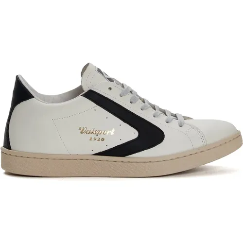 Classic Leather Sneakers Black , male, Sizes: 8 UK, 10 UK, 6 UK, 7 UK, 9 UK - Valsport 1920 - Modalova