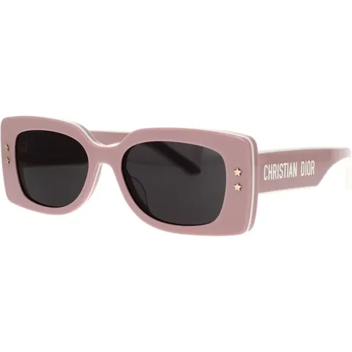 Bold and Modern Square Sunglasses with Triple Layer Effect , female, Sizes: 53 MM - Dior - Modalova