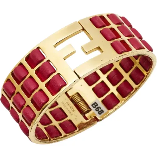 Pre-owned Leather rings , female, Sizes: ONE SIZE - Fendi Vintage - Modalova