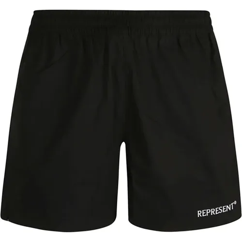 Cotton Blend Shorts with Elastic Waistband , male, Sizes: XL, M, L - Represent - Modalova
