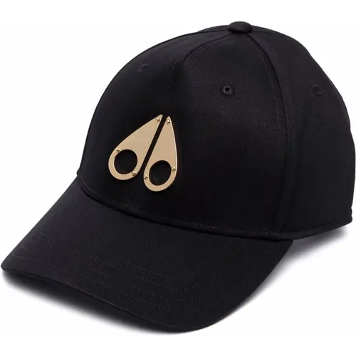Gold logo icon cap , male, Sizes: ONE SIZE - Moose Knuckles - Modalova