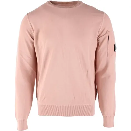 Rosa Sea Island Pullover für Herren , Herren, Größe: M - C.P. Company - Modalova