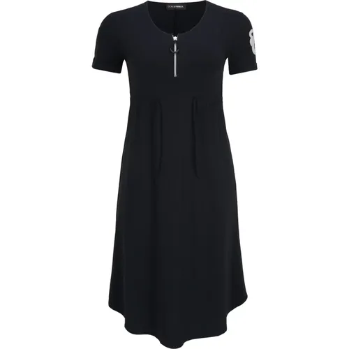 Casual Reißverschluss Kleid , Damen, Größe: XL - Doris Streich - Modalova