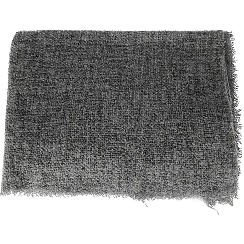 Wool Blend Fringed Scarf , female, Sizes: ONE SIZE - Faliero Sarti - Modalova