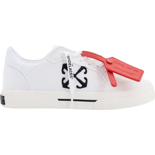 Off , Lace-up Sneakers with Arrow Logo , female, Sizes: 6 UK, 3 UK, 2 UK, 7 UK, 5 UK, 8 UK - Off White - Modalova