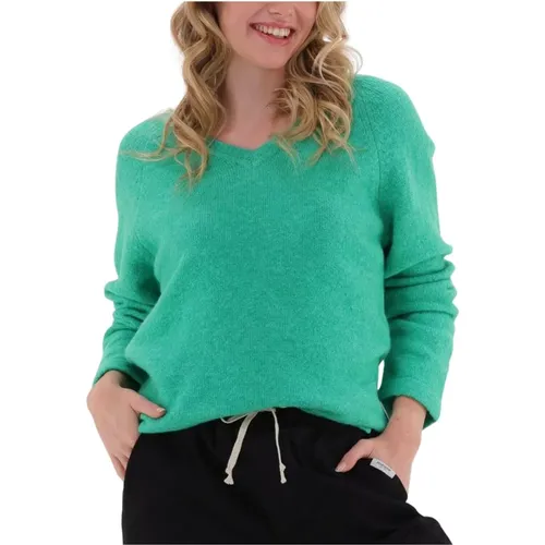 Grüner Pullover & Weste für Damen , Damen, Größe: XS - Penn&Ink N.Y - Modalova