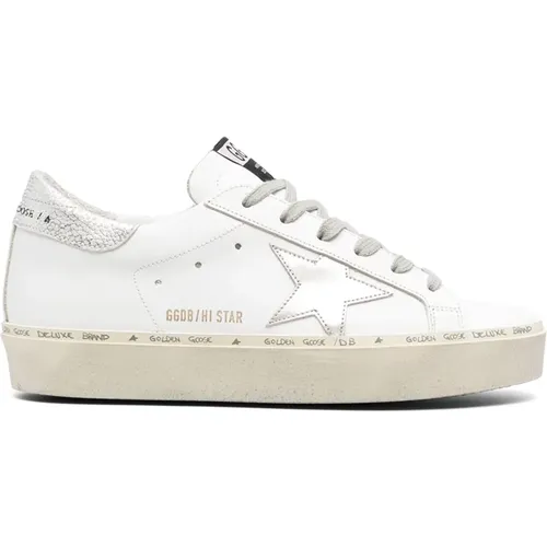 Sneakers with Beaded Back Detail , female, Sizes: 8 UK, 3 UK, 6 UK, 5 UK, 7 UK, 4 UK - Golden Goose - Modalova