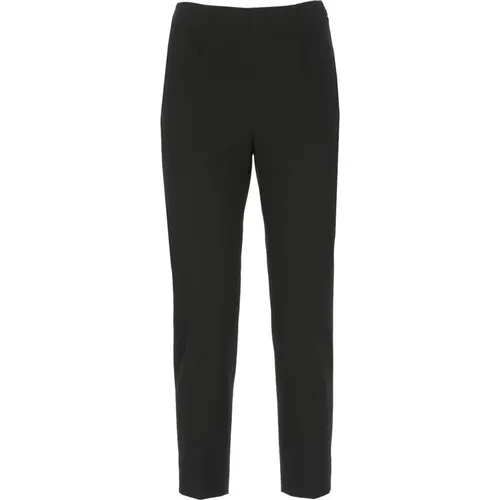 Cotton Trousers with Side Zip , female, Sizes: 2XS, XS - PESERICO - Modalova