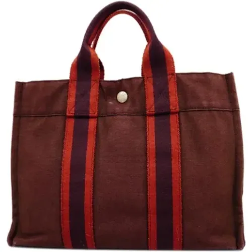 Pre-owned Canvas totes , female, Sizes: ONE SIZE - Hermès Vintage - Modalova