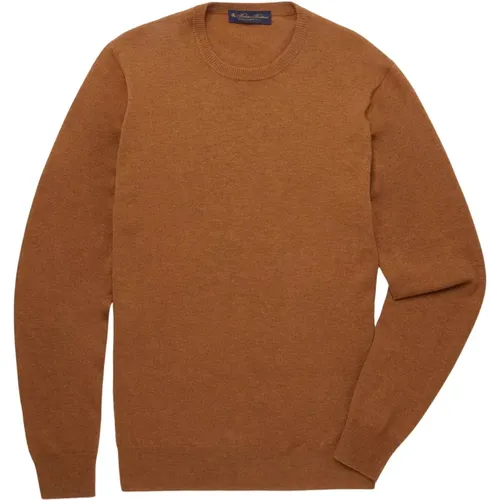 Lambswool Crew-Neck Sweater,Lambswool Rundhalspullover,Lammwoll-Rundhalspullover,Lambswool Crew-Neck Pullover - Brooks Brothers - Modalova