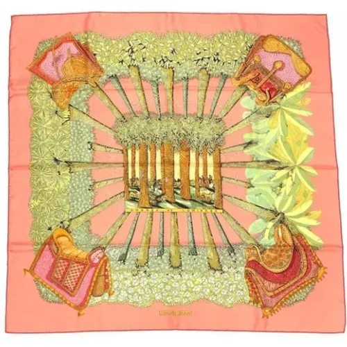 Pre-owned Silk scarves , female, Sizes: ONE SIZE - Hermès Vintage - Modalova