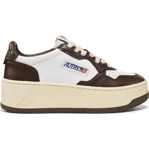 Medalist Low Leder Sneakers , Damen, Größe: 36 EU - Autry - Modalova