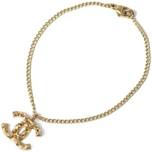 Pre-owned Gold Metal Chanel Bracelet , female, Sizes: ONE SIZE - Chanel Vintage - Modalova