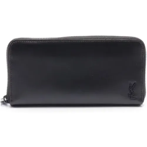 Pre-owned Leather wallets , female, Sizes: ONE SIZE - Saint Laurent Vintage - Modalova