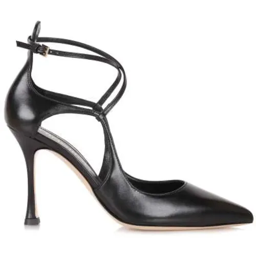 Leather Strap Heels , female, Sizes: 6 UK - Ninalilou - Modalova
