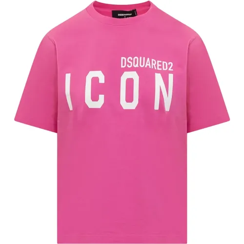 T-Shirt mit Icon-Print Dsquared2 - Dsquared2 - Modalova
