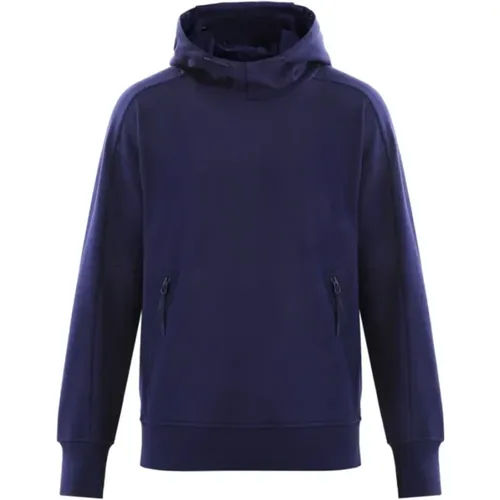 Diagonaler Fleece-Goggle-Hoodie Style Cmss080A , Herren, Größe: XL - C.P. Company - Modalova