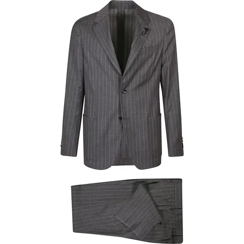 Modern Easy Wear Suit , male, Sizes: S, L, M - Lardini - Modalova