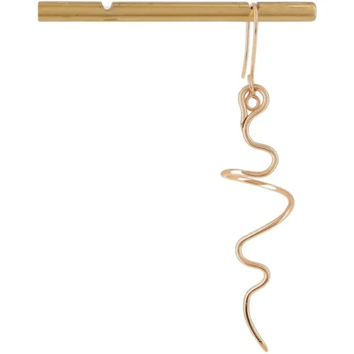 Schlangenanhänger Ohrring von Jean Cocteau - Atelier Paulin - Modalova